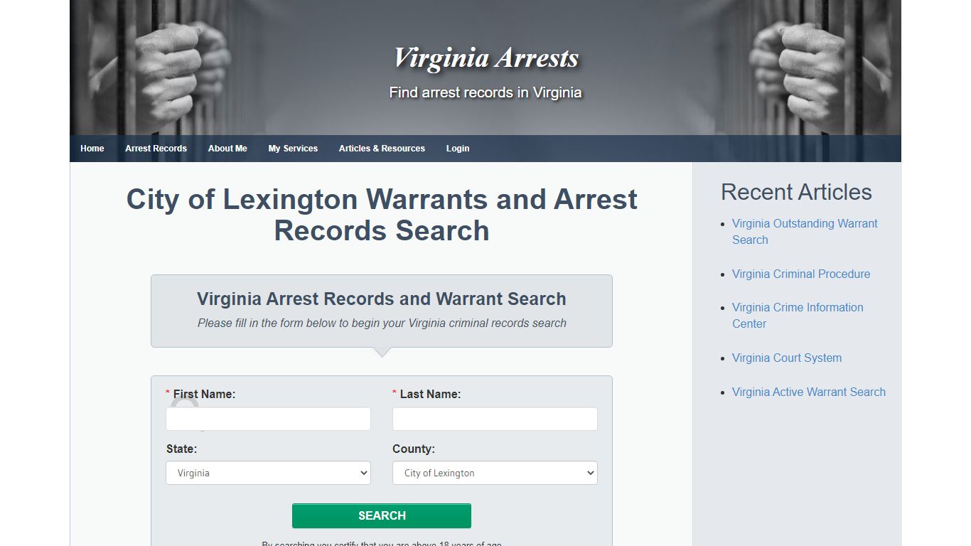 City of Lexington Warrants and Arrest Records Search ...