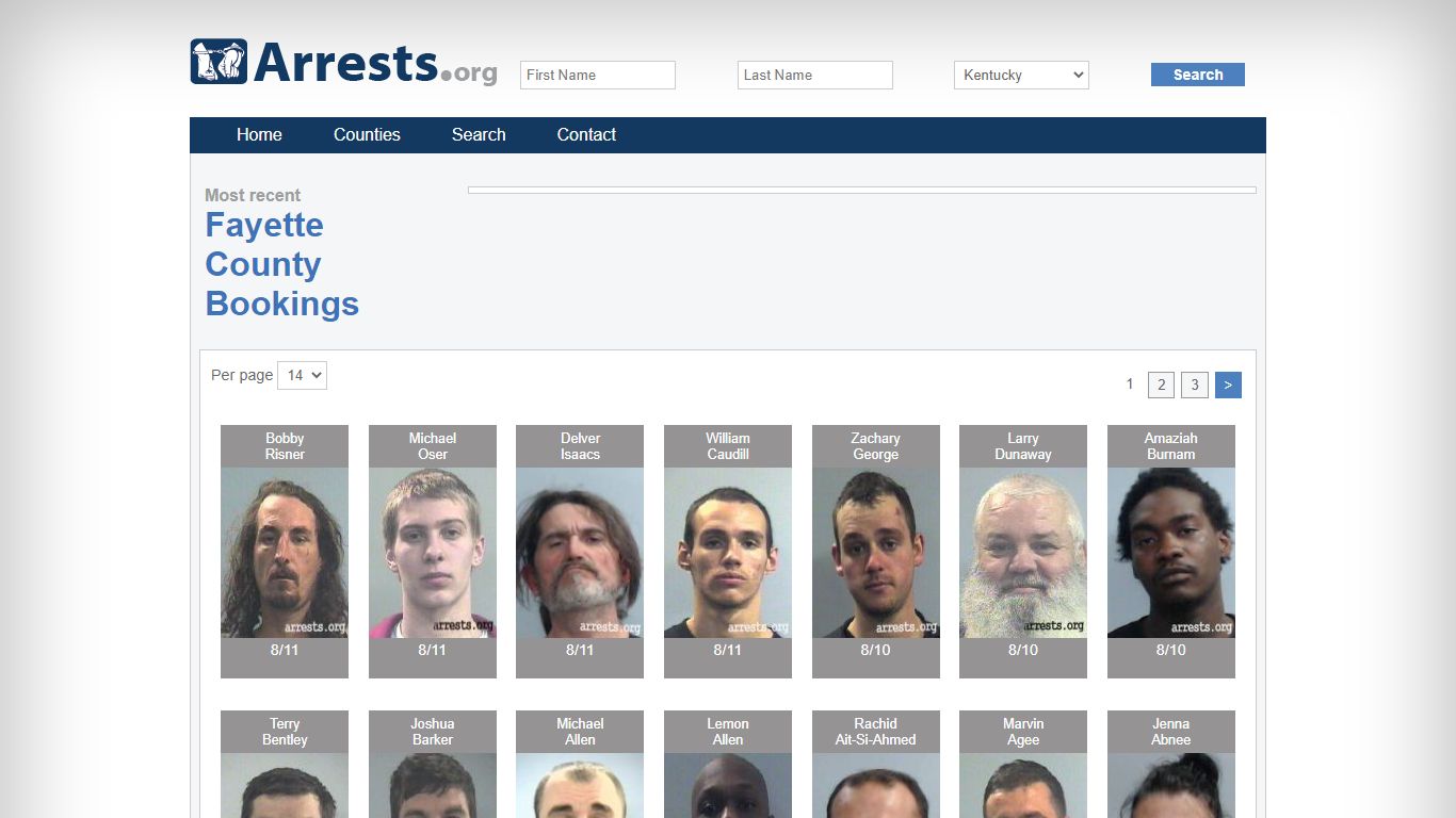 Fayette County Arrests and Inmate Search